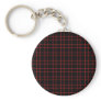 Black Red Plaid Keychains