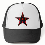 Black & Red Star of Kisses hats