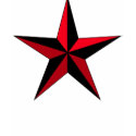Black & Red Star t-shirts