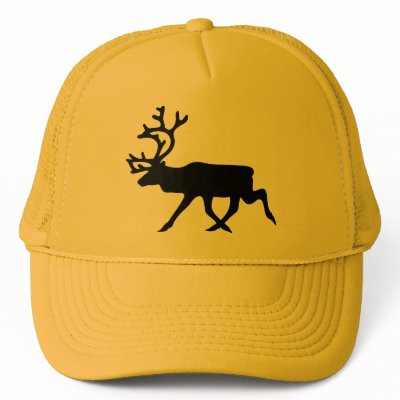 Black Reindeer Silhouette by globetrotters