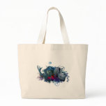 black rhino and rhino beetle canvas bag