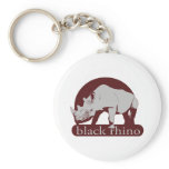 black rhino key chain