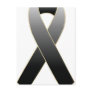 Black Ribbon Awareness Postcards