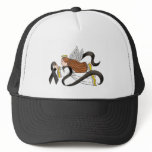 "Black Ribbon" Melanoma Awareness Angel Hats