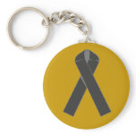 Black Ribbon Products and Apparel Key Chain