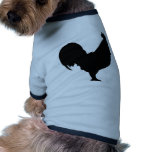 black rooster icon pet clothes