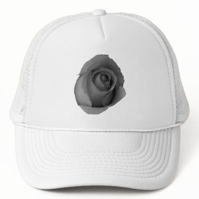 Black Rose Bud hat by ObservationCreations