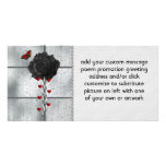 Black Rose Of Love Photo Cards