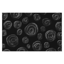 Black Rose Pattern Design. Custom Flyer
