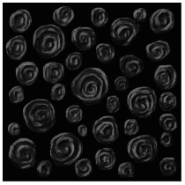 Black Rose Pattern Design. Cut Outs