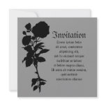 Black Rose Silhouette