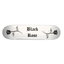 Black Rose. Skateboard Deck