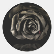 Black rose stickers