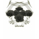 Black Roses & Tribal Pattern: Custom Shirt