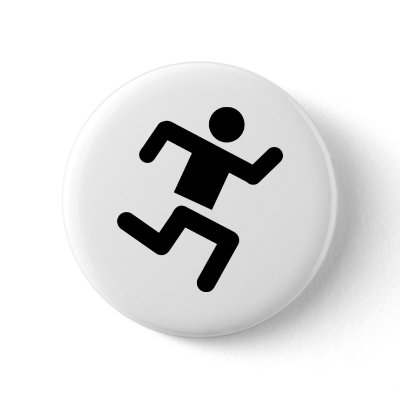 black runner athletics sprinter run pin by Tomaniac
