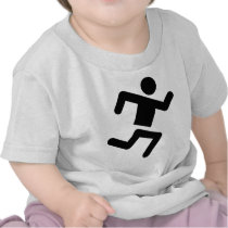 black runner athletics sprinter run shirts