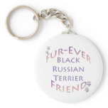 Black Russian Terrier Furever Keychain