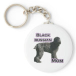 Black Russian Terrier Mum 4  - Keychain