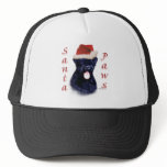 Black Russian Terrier Santa Paws Hat