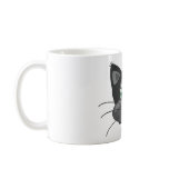 Black Sad Cat Mug