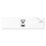 Black Sand Timer Bumper Stickers
