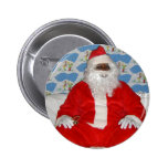 Black Santa Button