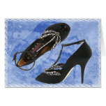 Black Satin and Crystal Dragonfly Pumps copy cards