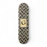 Black Satin & Gold Skateboards