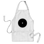 black saw blade icon aprons