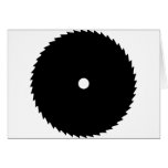 black saw blade icon cards