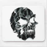 Black Scary Evil Deadly Skull Mousepad