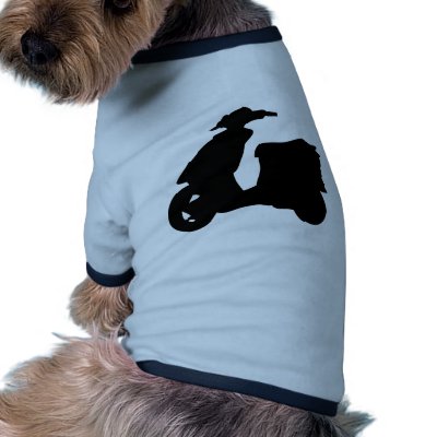 black scooter icon pet t shirt by Tomaniac