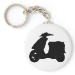 black scooter icon keychains