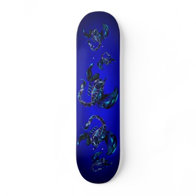 Black Scorpion Skateboard by Lotacats