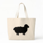 Black sheep canvas bag