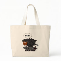 Black sheep tote bags