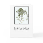 Black Sheep Birthday Greeting Card