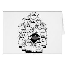 Black sheep card