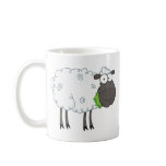 Black Sheep Cartoon Character Coffee Mugs