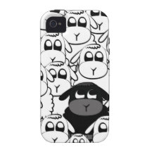 Black sheep Case-Mate iPhone 4 covers