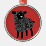 Black Sheep Christmas Ornaments