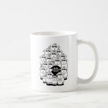 Black sheep coffee mug