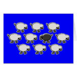 Black Sheep Design Greeting Cards