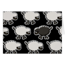 Black Sheep Design Greeting Card