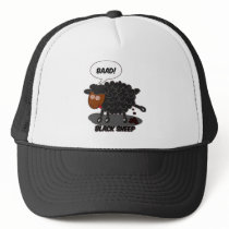 Black sheep trucker hats