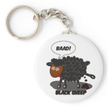 Black sheep key chain