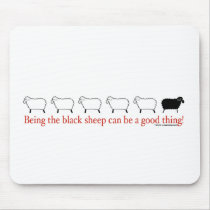 Black Sheep Mouse Pads