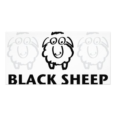 black sheep customized photo card by Topmotives