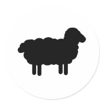 Black sheep stickers