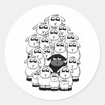 Black sheep stickers